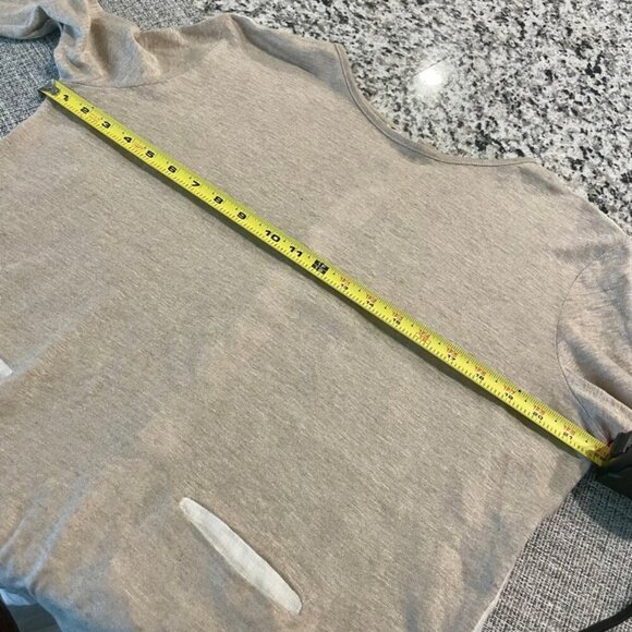 SARTORIAL SARACENA ANTHROPOLOGIE 100%LINEN BLOUSE SZ M TAN WHITE MADE IN ITALY - Picture 5 of 16